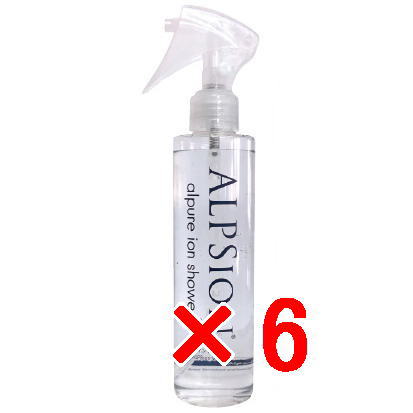 ★【送料無料】  アルピジョン  ALPSION ／ アルピュア ／ イオンシャワー 200ｍl 【6個セット】／ ミスト洗顔 新洗顔ウォーター  スキン＆ボディ サロン専売品