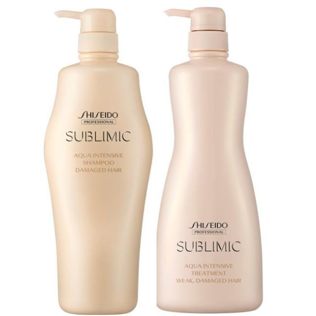 資生堂 シセイドウ ／ サブリミック／ アクアインテンシブ シャンプー  1000ml ＆ トリートメントW【セット】の通販は