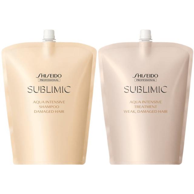 資生堂 シセイドウ ／ サブリミック／ アクアインテンシブ シャンプー  1800ml ＆トリートメントW 1800g【リフィルセット】