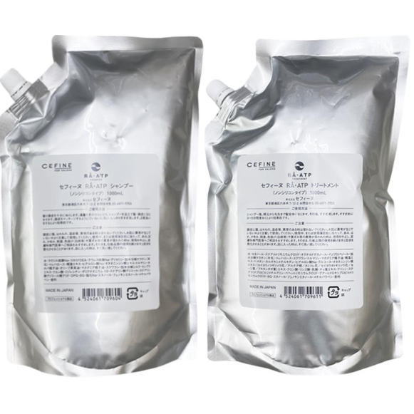 セフィーヌ ／  ＲＡ・ＡＴＰ（ラ・エーティーピー）シャンプー 1000ml ＆ トリートメント 1000ml【詰替セット】