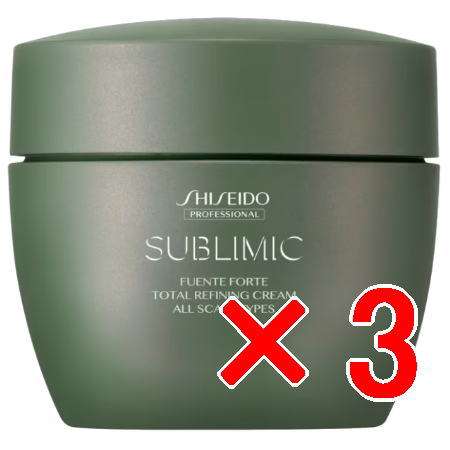 資生堂 シセイドウ ／ サブリミック／ フェンテフォルテ トータルリファイニングクリーム  200g【3個】