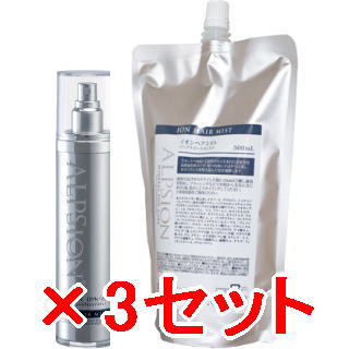 ★【送料無料】 アルピジョン  ALPSION ／ イオンヘアミスト  140ml  ＆ 500ml詰替え　3セット