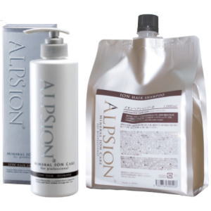 ★【送料無料】 アルピジョン  ALPSION ／ イオン ヘア シャンプー H  490ml ＆ 1000mlリフィル　セット