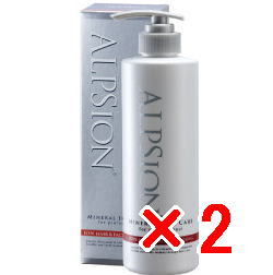 ★【送料無料】 アルピジョン  ALPSION ／ イオンヘア＆フェイスクレンジングAX 490ml 【2個】 ミネラルイオンケア ／ シャンプー  サロン専売品 ヘアケア フェイスケ