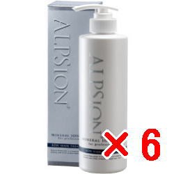 ★【送料無料】 アルピジョン  ALPSION ／ イオン ヘア トリートメント  490g 【6個】 ミネラル イオンケア ／ ダメージケアの通販は
