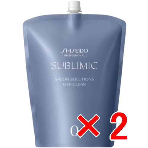 ★【送料無料】資生堂 シセイドウ / サブリミック/ サロンソリューション オフ・クリア 1800ml 【2個】