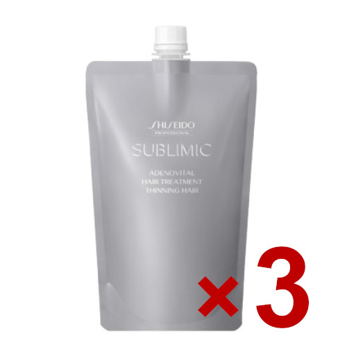 資生堂 ／ サブリミック／ アデノバイタル ヘアトリートメント 450g レフィル 3個セット