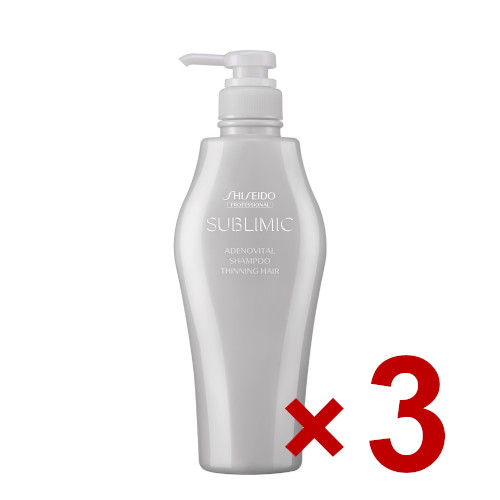 資生堂 ／ サブリミック／ アデノバイタル シャンプー 500ml 3個セット