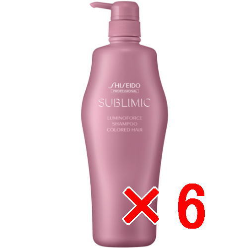 ★【送料無料】 資生堂 シセイドウ ／ サブリミック／ ルミノフォース シャンプー  1000ml 6個セット ／ 抜け毛 薄毛 スカルプ サロン専売品 スカルプケア用 /
