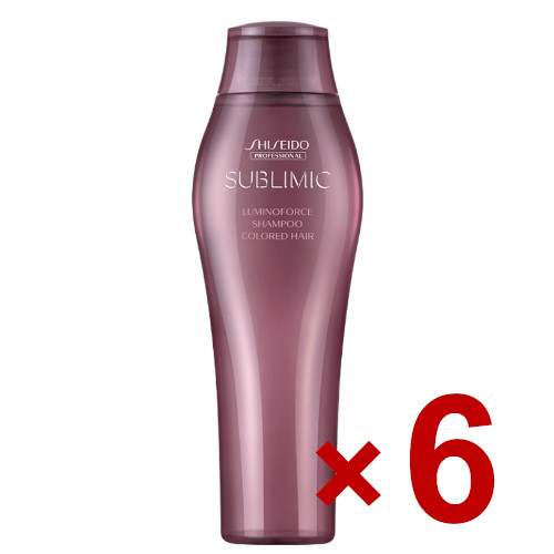 資生堂 ／ サブリミック／ ルミノフォース シャンプー 250ml 6個セット／ 抜け毛 薄毛 スカルプ サロン専売品 スカルプケア用