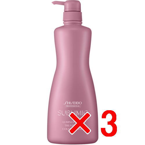 ★【送料無料】 資生堂 シセイドウ ／ サブリミック／ ルミノフォース トリートメント  1000g 　3個セット ／ 抜け毛 薄毛 スカルプ サロン専売品 スカルプケア用 /