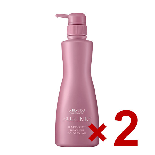 資生堂 ／ サブリミック／ ルミノフォース トリートメント 500g 2個セット ／ 抜け毛 薄毛 スカルプ サロン専売品 スカルプケア用