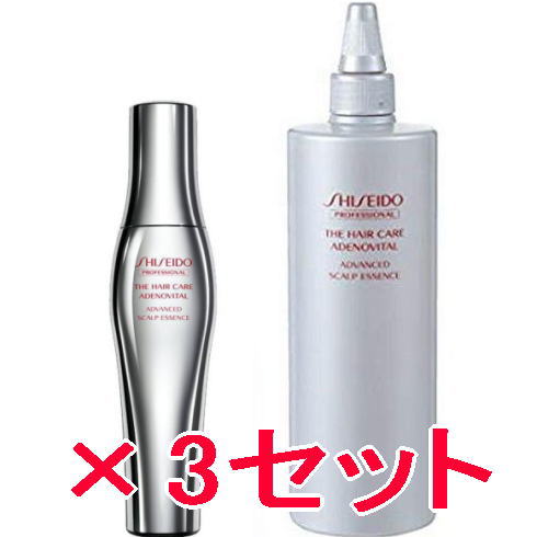 送料無料 資生堂 シセイドウ ／ ザ ・ヘアケア アデノバイタル ／ アデノバイタル アドバンスト スカルプエッセンス 180mL＆ 480ml　3セットの通販は
