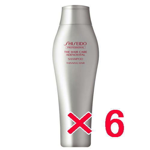 送料無料 資生堂 シセイドウ ／ ザ ・ヘアケア アデノバイタル ／ アデノバイタル シャンプー 250ml 6個 スカルプ サロン専売品 GPシャンプー