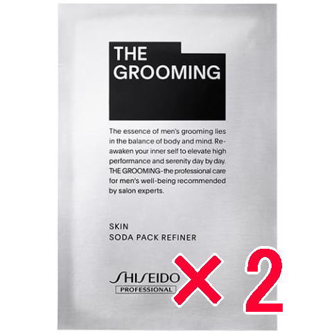 資生堂 シセイドウ ／ MEN ／ ザ・グルーミング ソーダパックリファイナー  6g×10包入【2個】