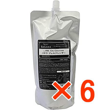 送料無料 クラシエ バサラ 102 ジェルクレンザー 500ml 6個