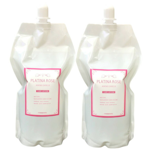 正規品販売商品 トレンツ アミノシールド プラチナローズ 1000ml 詰替え用 リフィル 2個セット 全身化粧水