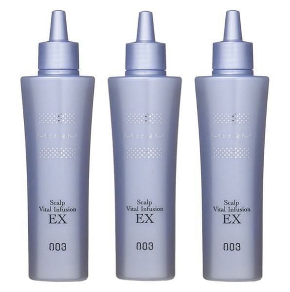 ナンバースリー 003 ミュリアム クリスタル ミュリアム 薬用 スカルプ バイタル インフュージョン EX 120ml 3個セット 4985514023331