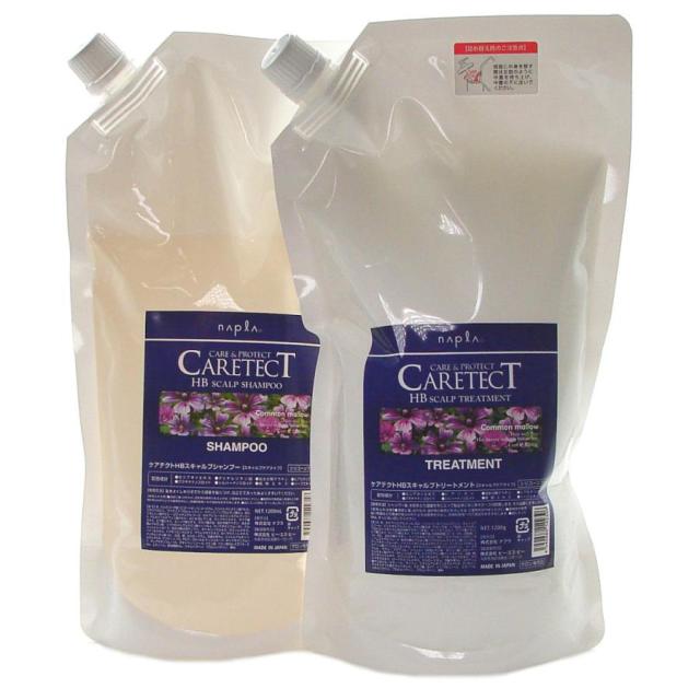 ナプラ ケアテクト HB スキャルプ シャンプー 1200ml&トリートメント 1200g セットの通販は 7,181円
