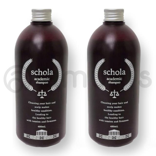コラボプロ アカデミック スコラ イデアシリーズ スコラ アカデミック シャンプー 480ml ボトル 2個セット Schola ACADEMIC SHAMPOO