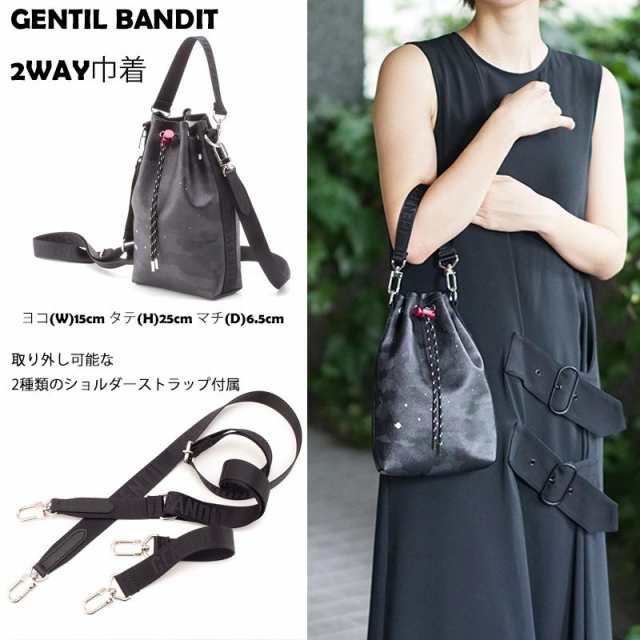 Gentil Bandit GB2001-BCM 2WAY巾着バッグ ブラックカモ ショルダー