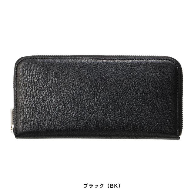 【ポイント10倍】Milagro ミラグロ 姫路 ヌメ ゴートレザー ラウンド ファスナー ロングウォレット 長財布 姫路産 レザー 山羊革 ブラック EA-MI-200-BK_1