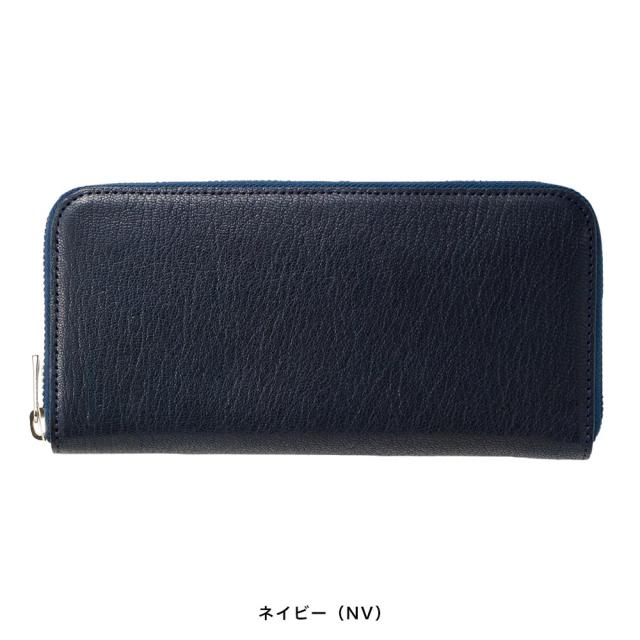 【ポイント10倍】Milagro ミラグロ 姫路 ヌメ ゴートレザー ラウンド ファスナー ロングウォレット 長財布 姫路産 レザー 山羊革 ブラック EA-MI-200-BK_2