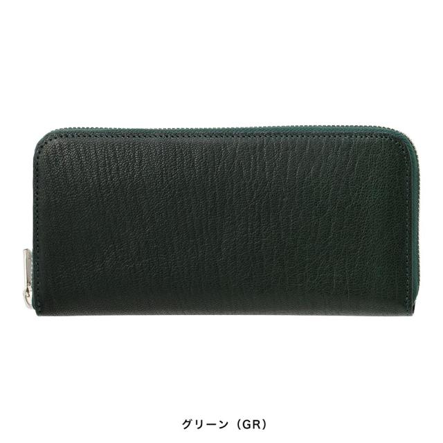 【ポイント10倍】Milagro ミラグロ 姫路 ヌメ ゴートレザー ラウンド ファスナー ロングウォレット 長財布 姫路産 レザー 山羊革 ブラック EA-MI-200-BK_3