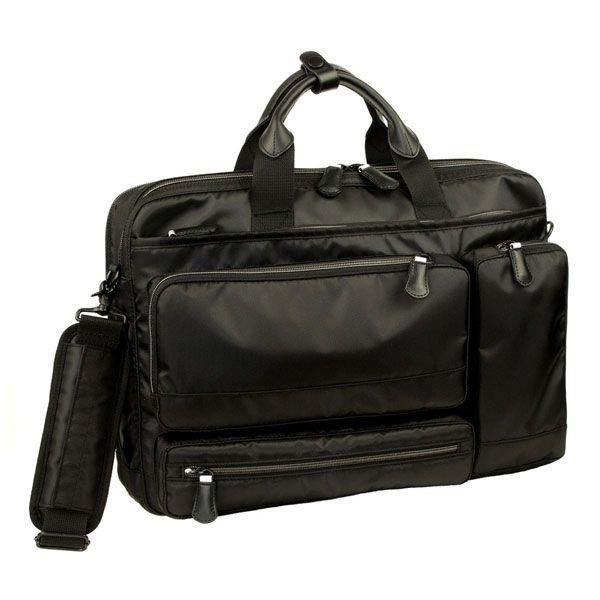 【ポイント10倍】服部 RYU’S ONE リューズワン AD 3way 軽量 ビジネス ブリーフケース ショルダーバッグ リュック B4 Sサイズ ブラック 10-2500-BK