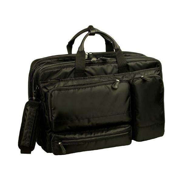 【ポイント10倍】服部 RYU’S ONE リューズワン AD 軽量 2way ビジネス ブリーフケース ショルダー ガーメント 2層 ブラック 10-2502-BK