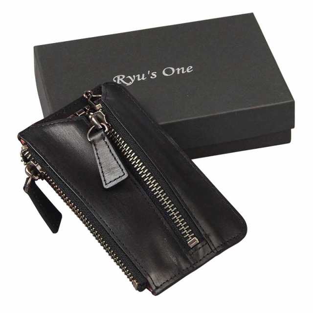 服部 RYU’S ONE リューズワン WD シリーズ キーケース 鍵 本革 ブラック 15-4036-BKの通販は