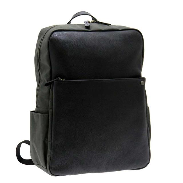 【ポイント10倍】木和田 KIWADA キワダ 本革 ビートテックス コンビ リュックサック 日本製 グレー 4983-03