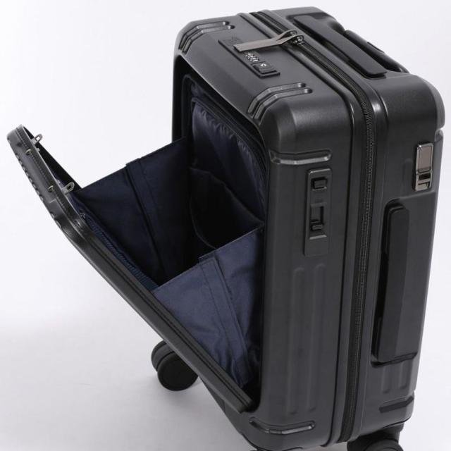 【ポイント10倍】BERMAS バーマス INTER CITY II PRO インターシティ・プロ2 スーツケース ワンタッチ フロントオープン 4輪 36L 48cm マットブラック 6056610_6