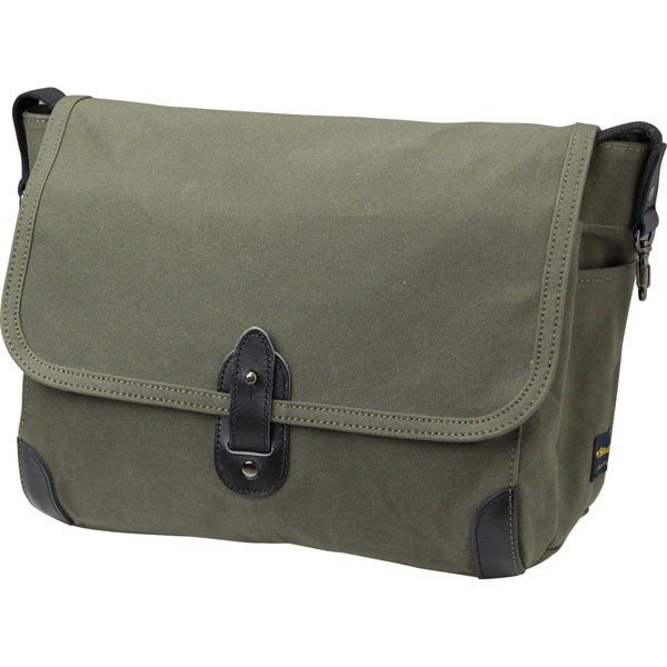 【ポイント10倍】衣川産業 STITCH-ON TRIP ステッチオン トリップ 日本製 帆布 横型 カブセ ショルダーバッグ Mサイズ グリーン 5216650 10,032円