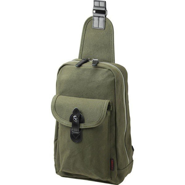 【ポイント10倍】衣川産業 STITCH-ON TRIP ステッチオン トリップ 日本製 帆布 ワンショルダーバッグ ボディバッグ グリーン 5219550の通販は