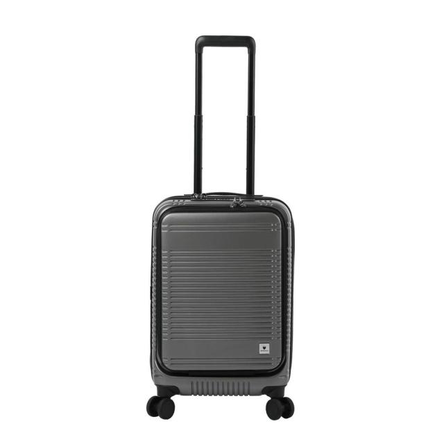 【ポイント10倍】BERMAS EURO CITY ユーロシティ フロントオープン スーツケース ファスナー エキスパンダブル 4輪 48cm 38L TSロック マットブラック 6029510