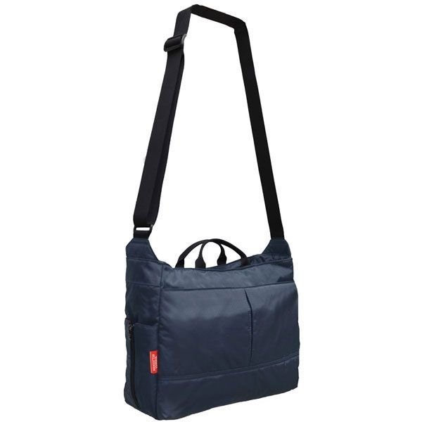 【ポイント10倍】MANHATTAN PASSAGE マンハッタンパッセージ スタイリッシュ コミューター ショルダーバッグ A4 ミッドナイトブルー #2506-MBショルダーバッグ