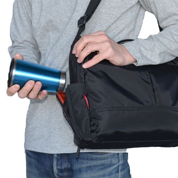 【ポイント10倍】MANHATTAN PASSAGE マンハッタンパッセージ スタイリッシュ コミューター ショルダーバッグ A4 ミッドナイトブルー #2506-MB