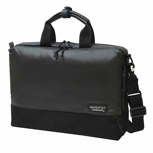 【ポイント10倍】MANHATTAN PASSAGE マンハッタンパッセージ Slim Well-Organized Plus2.1 2way ビジネスバッグ ブリーフケース A4 ブラック #3311-BKの通販は