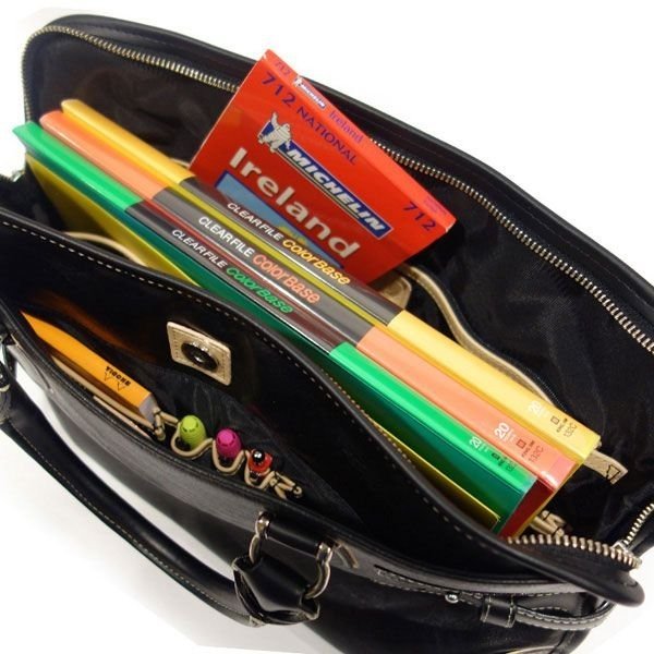 PID/ピー・アイ・ディー PIC101 Onesto/オネスト メンズ 合皮ビジネスバッグ (ブラック)