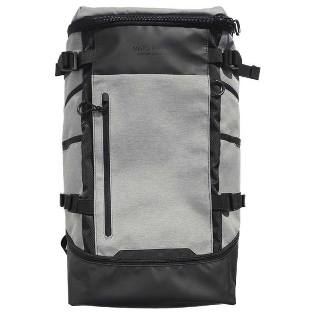 Misto Forza ミストフォルツァ 大容量 ボックスリュック バックパック 撥水 コーティング ヒューズボックス メンズ グレー FMS10-GR