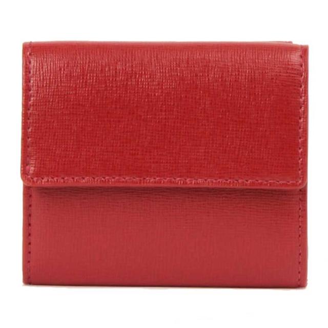 P.I.D WORTE ピーアイディー ウォルテ 三つ折り ショートウォレット 短財布 レザー 本革 アカ PAO1002-RD