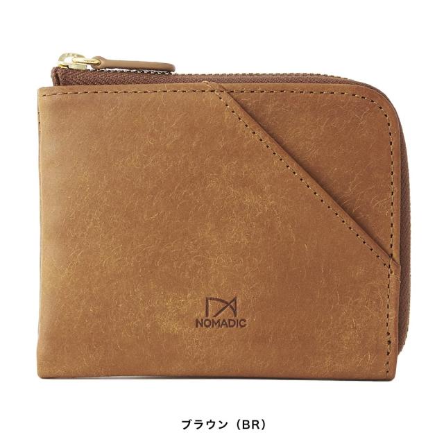 NOMADIC ノーマディック Ｌ字 ファスナー コンパクト ウォレット 短財布 プエブロ レザー 牛革 NM-285032