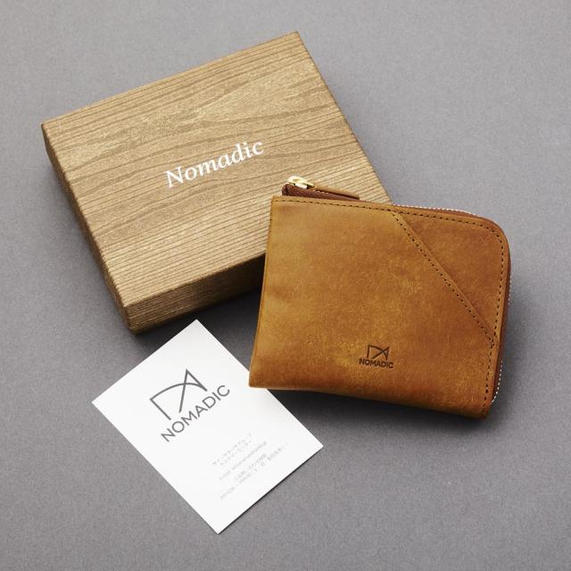 NOMADIC ノーマディック Ｌ字 ファスナー コンパクト ウォレット 短財布 プエブロ レザー 牛革 NM-285032