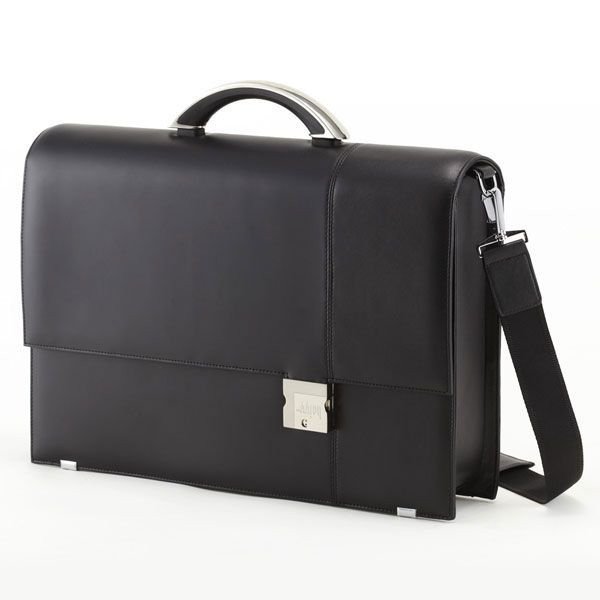 【ポイント10倍】Aaron Irvin アーロン・アーヴィン Leather Business ラージ 2way ビジネス ブリーフケース ショルダーバッグ 本革 ブラック AA-LBC3