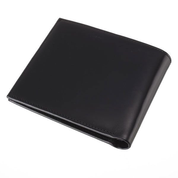 【ポイント10倍】 Aaron Irvin アーロン・アーヴィン Leather Accessory 二つ折り 短財布 ショートウォレット 本革 ブラック AA-WLT_1