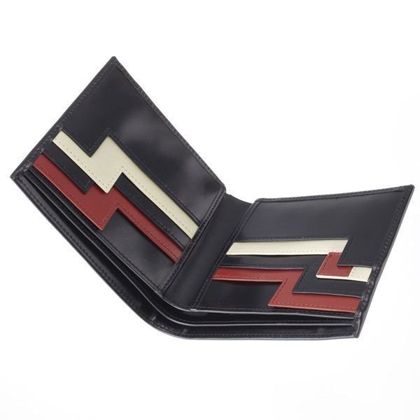 【ポイント10倍】 Aaron Irvin アーロン・アーヴィン Leather Accessory 二つ折り 短財布 ショートウォレット 本革 ブラック AA-WLT_2
