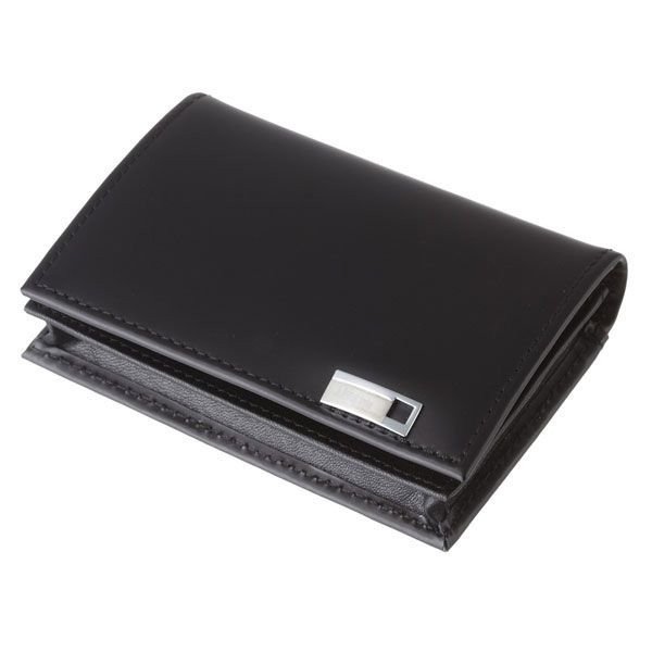 Aaron Irvin アーロン・アーヴィン Leather Accessory カードケース 名刺入れ 本革 ブラック AA-NCCW