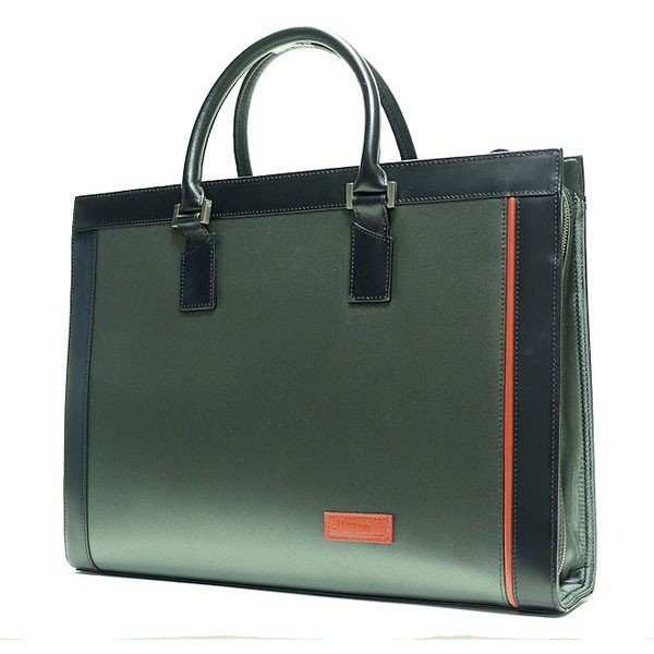 Aaron Irvin アーロン・アーヴィン Microfiber Business マイクロファイバー スモール ビジネス ブリーフケース グリーン AA-MSBB-GR