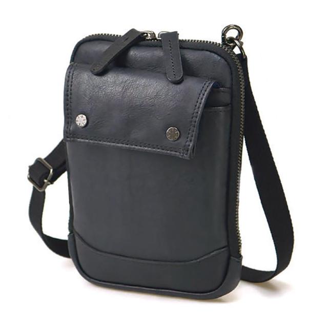 【ポイント10倍】BAGGEX 暁 バジェックス アカツキ 2way ウォレット ショルダーバッグ 縦型 日本製 ブラック 13-1106-10